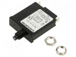 Circuit breaker | Urated: 240VAC | 28VDC | 3A | SPST | Poles: 1 | screw