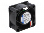 Fan: DC | axial | 24VDC | 40x40x20mm | 10m3/h | 18dBA | slide | 6000rpm