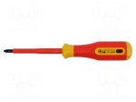 Screwdriver: insulated | slim | PlusMinus PZ-type | PZ/S2