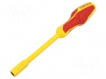 Screwdriver: insulated | 6-angles socket | HEX 8mm
