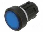 Switch: push-button | 22mm | Stabl.pos: 2 | blue | yes | flat | SIRIUS ACT