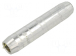 Tip: butt splice | non-insulated | aluminum | 95mm2 | crimped | 3/0AWG