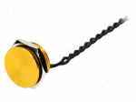 Switch: piezoelectric | Pos: 2 | SPST-NO | 0.2A/24VAC | 0.2A/24VDC