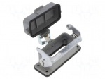 Enclosure: for HDC connectors | size D10A | with latch | with cover