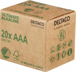 AAA LR03 akumuliatorius 1.5V Deltaco Ultimate &scaron;arminis | Pramoninė pakuotė 20 vnt.