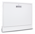 2U 19'' Sieninė skirstomoji spinta CCTV, SIGNALIZACIJA, IT/ 580x500x130mm / Grey/ / Surinkta