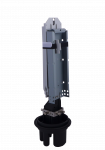 Vertical DOMO type fiber optic closure for 288 fiber splices/  heat schrink 6 ports