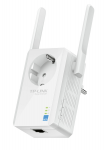Tinklo įranga // Signalo stiprintuvai (Range Extender) // TP-LINK TL-WA860RE Wzmacniacz sygnału WiFi z gniazdkiem elektrycznym, 300Mb/s