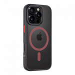 Tactical MagForce Hyperstealth 2.0 Cover for iPhone 16 Pro / black/red