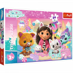 Žaidimų zona | PC | Konsolės | Priedai // Edukaciniai žaislai | Interaktyvūs | Kūrybi&scaron;ki | Meni&scaron;ki // Puzzle - 24 Maxi - Koci Świat Gabby Trefl 14381
