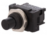 Switch: push-button | Pos: 2 | SPST-NO | 6A/250VAC | OFF-(ON) | IP40