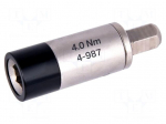 Adapter | 1/4" | max.4Nm | Kind: torque | screwdriver bits