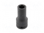 Socket spanner,impact | HEX 41mm | 3/4" | Chrom-molybdenum steel