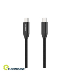Kabelis CHOETECH Type-C - Type-C, PD240W, juodas, 3m