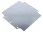 Mounting plate | galvanised steel | EUROMAS