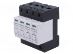 Surge arrester | Type 2 | Poles: 4 | for DIN rail mounting | -10&divide;85&deg;C