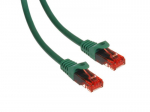 LAN tinklai // Komutaciniai - jungiamieji laidai // MCTV-300 G 47261 Przew&oacute;d kabel patchcord UTP cat6 wtyk-wtyk 0,5m zielony