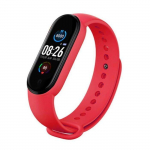 Fitneso apyrankė iWear  SM6 Smart Bracelet - Fitness Tracker IP67 with HR & Blood pressure / Social / Sleep monitor Red