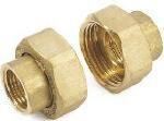 Pump connector m-m 3/4"x1 1/4" bronze,pair
