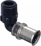 Elbow 20x&frac12;" 90&deg; M, PPSU, K5, Wavin