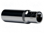 Socket | socket spanner | HEX 7mm | 1/4" | Socket bit length: 50mm