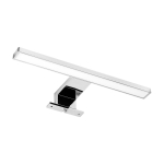 Naujos prekės // NORTES LED 5W, lampa nad lustro, 320lm, 4000K, dł. 30 cm, plastik, srebrna
