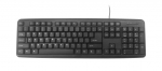 Kompiuterio klaviatūra Gembird  KB-U-103-RU Standard, Wired, Keyboard layout EN/RU, 1.4 m, Black, 424 g