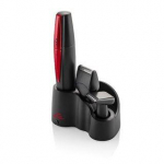 Plaukų kirpimo ma&scaron;inėlė ETA  Trimmer 434190000 Luis Nose Hair Trimmer, Black/Red