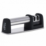 Kiti smulkūs buitiniai prietaisai Adler  Knife sharpener AD 4489 Manual, Black/Stainless steel, 2
