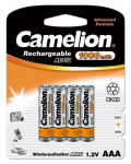 Kitas kompiuterio priedas Camelion  AAA/HR03, 1000 mAh, Rechargeable Batteries Ni-MH, 4 pc(s)