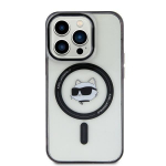 Nugarėlės dėklai Karl Lagerfeld  Karl Lagerfeld KLHMP15MHCHNOTK iPhone 15 Plus 6.7" transparent hardcase IML Choupette`s Head MagSafe