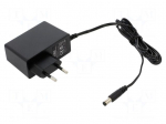 Power supply: switching | mains,plug-in | 9VDC | 2.5A | 22.5W | 86.5%