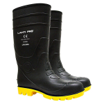 Batai, darbo drabužiai | Asmeninės apsaugos priemonės // Darbo batai, Saugos batai, Guminiai batai // Kalosze męsk. czarno-ż&oacute;łte wysokie, pvc, o4 fo,"45",ce,lahti