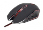 Kompiuterio pelė Gembird  MOUSE USB OPTICAL GAMING/RED MUSG-001-R