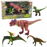 Žaidimų zona | PC | Konsolės | Priedai // Žaislai ir žaidimai vaikams // Zestaw Figurek Dinozaury Ruchome Nogi Paszcze 4szt