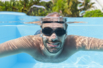 Sporto ir aktyvaus poilsio // Water Sport and Atractions // Okulary Do Pływania Czarne Bestway 21077