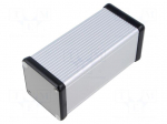 Enclosure: with panel | 1455 | X: 54mm | Y: 120mm | Z: 54mm | aluminium