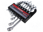 Wrench-set | combination spanner | Chrom-vanadium steel | 8pcs.