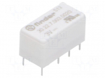 Relay: electromagnetic | DPDT | Ucoil: 3VDC | 3A | 2A/125VAC | 2A/30VDC