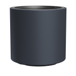 Naujos prekės // Doniczka mrozoodporna HEOS, Antracytowa, Z wkładem, Pojemność 31 L, DBHER470