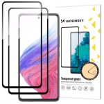 Apsauginiai stiklai Wozinsky  Wozinsky 2x Full Glue Tempered Glass Samsung Galaxy A54 5G 9H Full Screen Tempered Glass with Black Frame