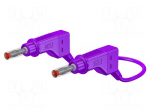 Test lead | 32A | banana plug 4mm,both sides | Urated: 600V | Len: 2m