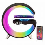 Belaidis įkroviklis Elight G1 15W Wireless charger Desk Alarm Clock Atmosphere Night Lamp with Bluetooth Speker Black