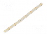 LED tape | white warm | 3528 | 24V | LED/m: 240 | 10mm | IP65 | 16W/m