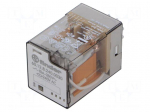 Relay: electromagnetic | DPDT | 240VAC | Icontacts max: 10A | socket