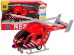 Žaidimų zona | PC | Konsolės | Priedai // Žaislai ir žaidimai vaikams // Helikopter Ratunkowy Straż Pożarna Czerwony Dźwięk Światła Śmigła