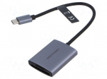Card reader: memory | USB C plug | USB 3.0 | SD | Communication: USB