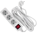 Bellight Extension cord with 3 sockets 5m