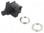 Switch: push-button | Pos: 2 | SPST-NC | 6A/250VAC | ON-(OFF) | IP40