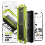 Kitos prekės Ringke  Ringke Easy Slide 2-pack Privacy Glass for iPhone 17 Pro - Black